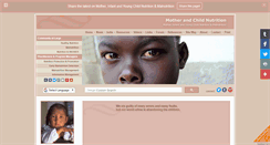 Desktop Screenshot of motherchildnutrition.org